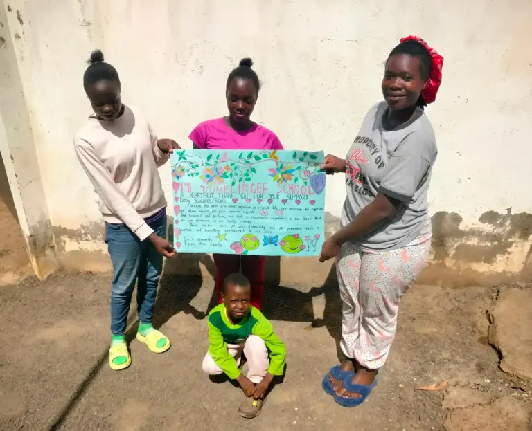 Donation from Tumblinger Schule